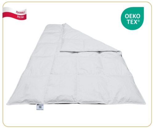 Kołdra puchowa 160/200 1,2 kg biała