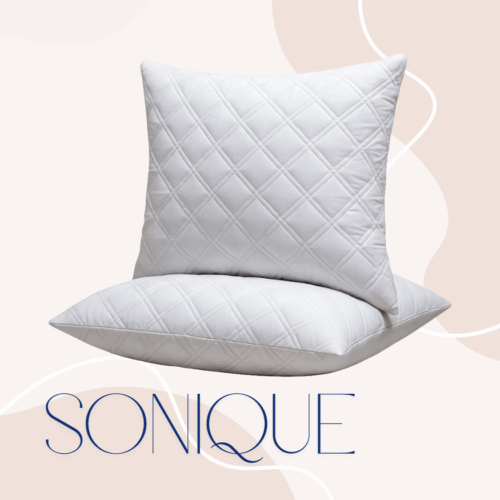 PODUSZKA ANTYALERGICZNA BEZNITKOWA SONIQUE 50/60